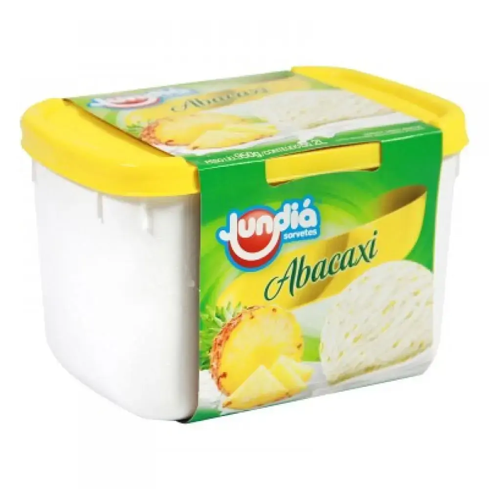 Sorvete Abacaxi Jundiá Pote 2l