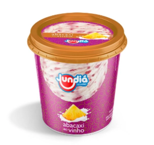 Sorvete Abacaxi Ao Vinho Jundiá Pote 150g