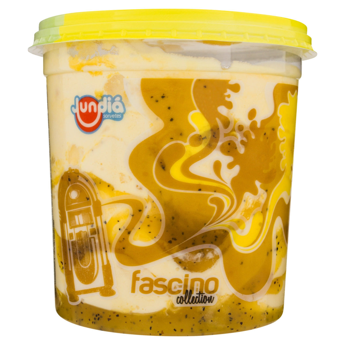 Sorvete Mousse De Maracujá Jundiá Fascino Collection Pote 1,8l