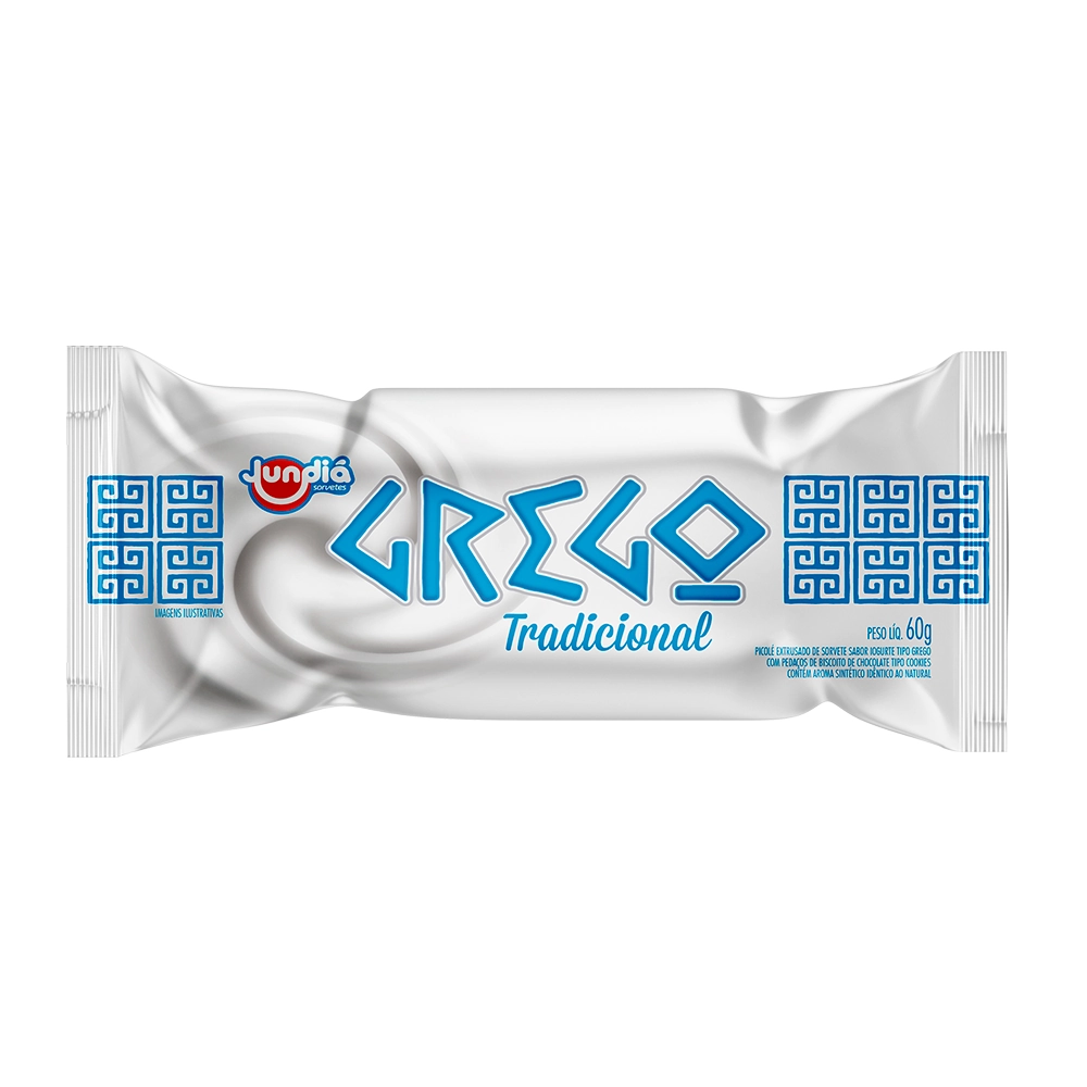 Sorvete Grego Tradicional Jundiá Pacote 60g