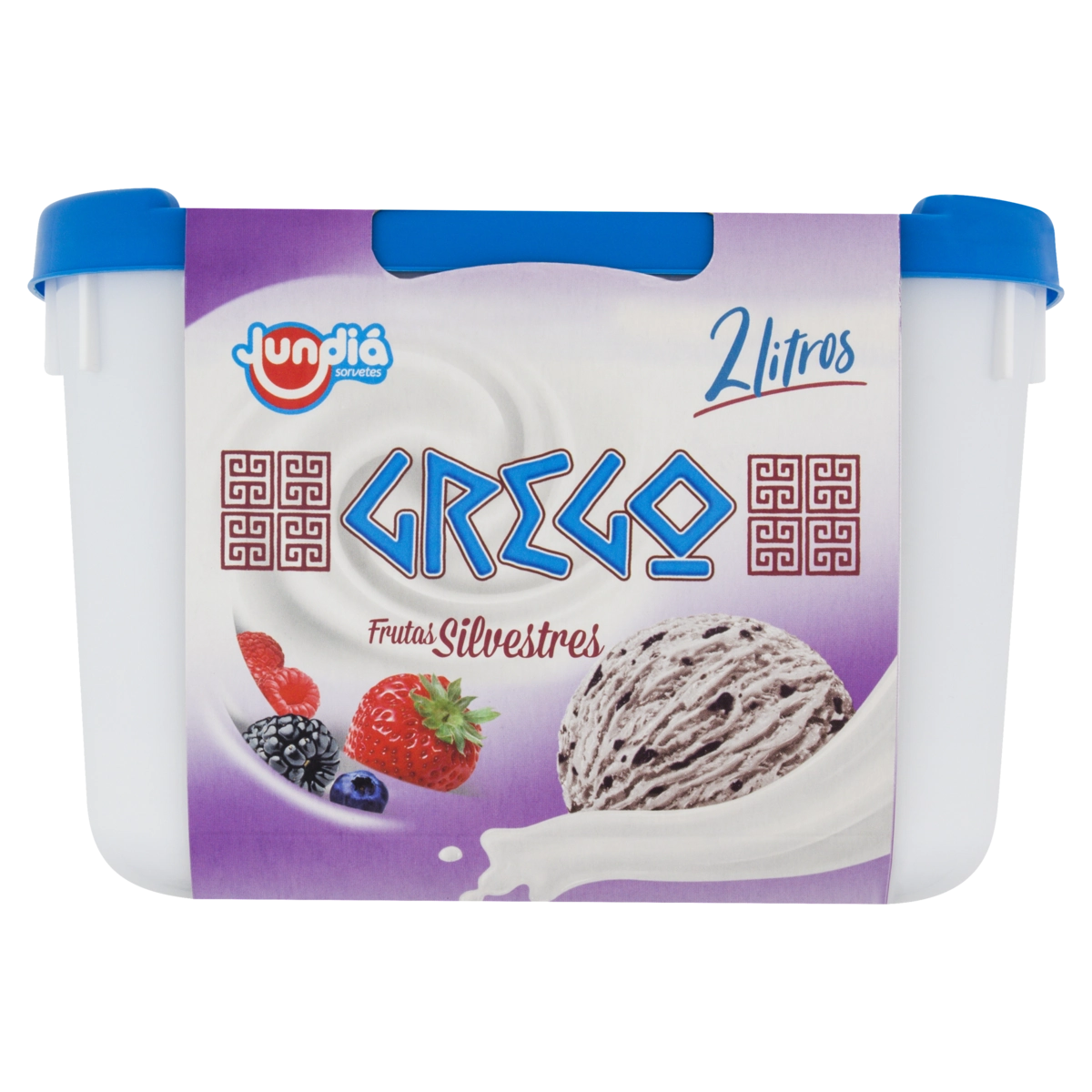 Sorvete Grego Frutas Silvestres Jundiá Pote 2l