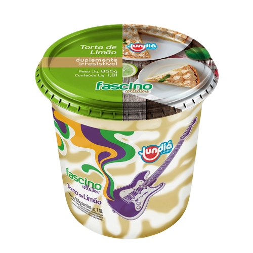 Sorvete Torta De Limão Jundiá Fascino Collection Pote 1,8l