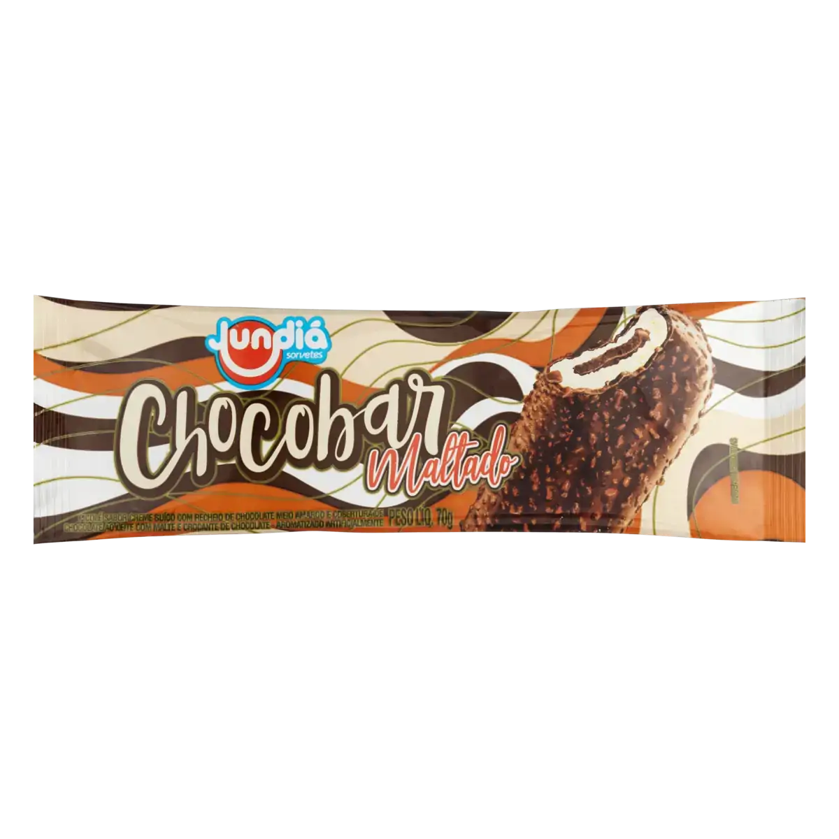 Picolé Chocobar Maltado Jundiá Pacote 70g