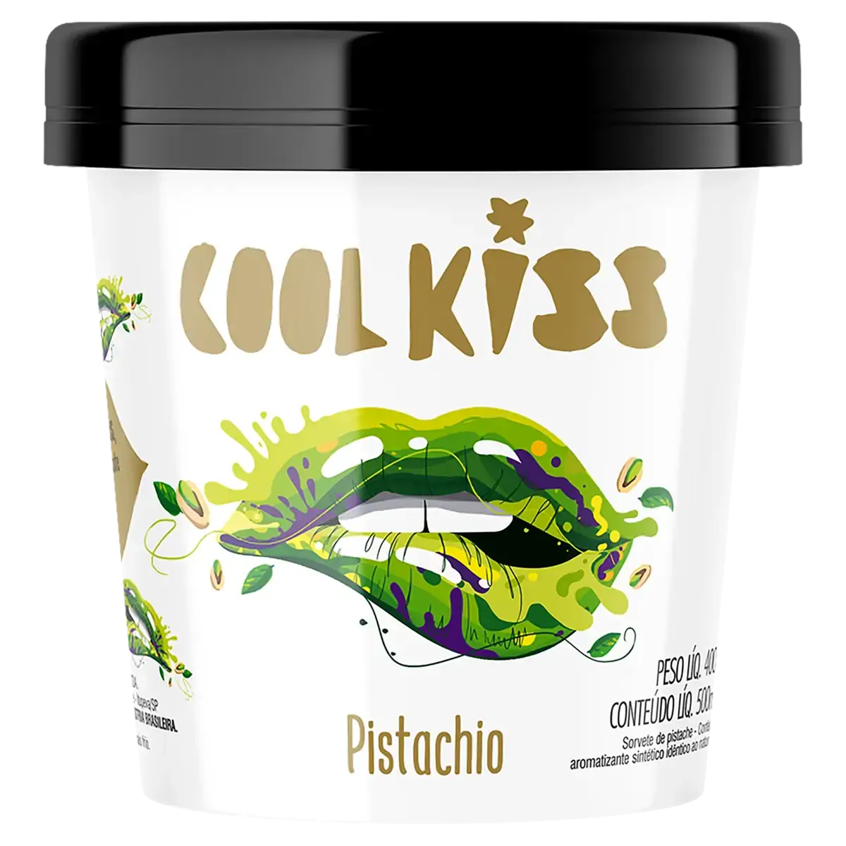 Sorvete Pistachio Cool Kiss Pote 500ml