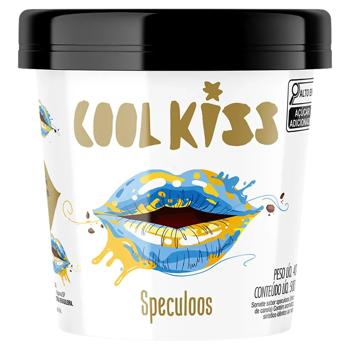 Sorvete Speculoos Cool Kiss Pote 500ml