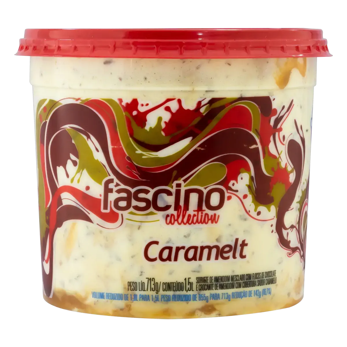Sorvete Caramelt Jundiá Fascino Collection Pote 1,5l