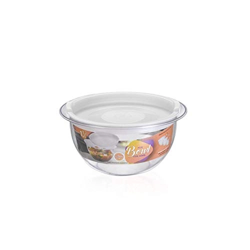 Pote Bowl 1,1l C/ Tampa Hermetica Transp