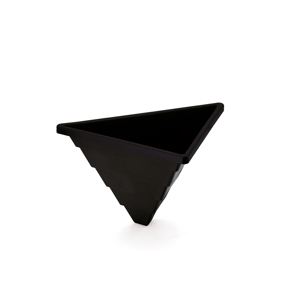 Vasinho Parede Piramide Preto 458 Injeplastec