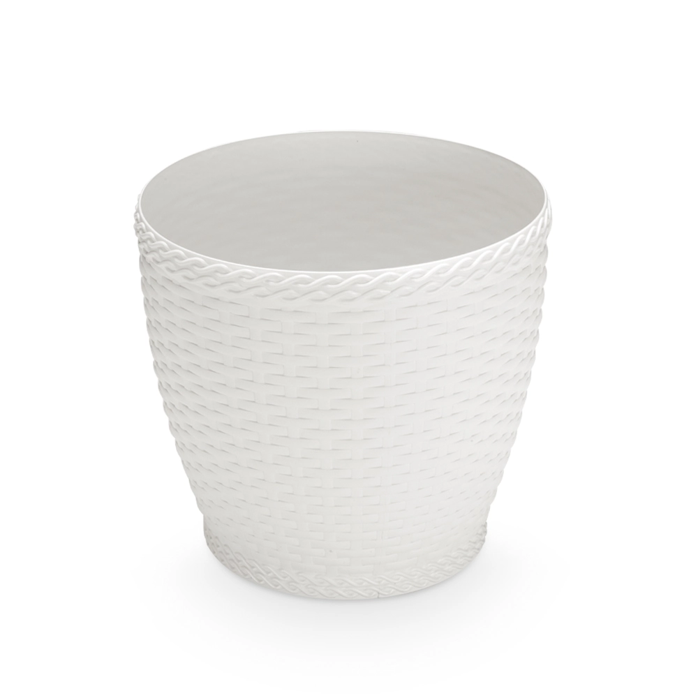Vaso 22l Red Rattan Branco