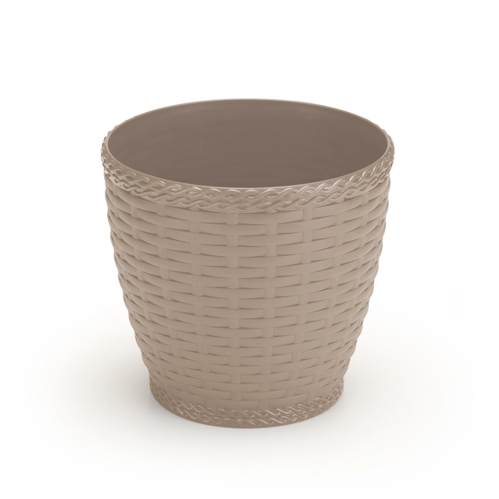 Vaso Rattan Grande Palha 521 Injeplastec