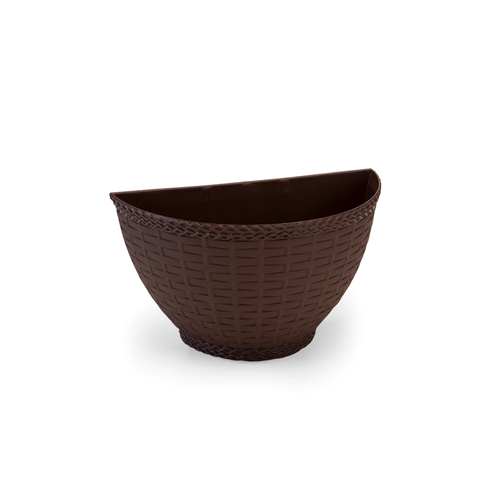 Vasinho De Parede Rattan Coffee
