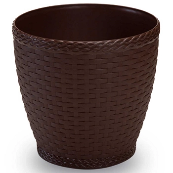 Vaso Rattan Coffee Medio   R