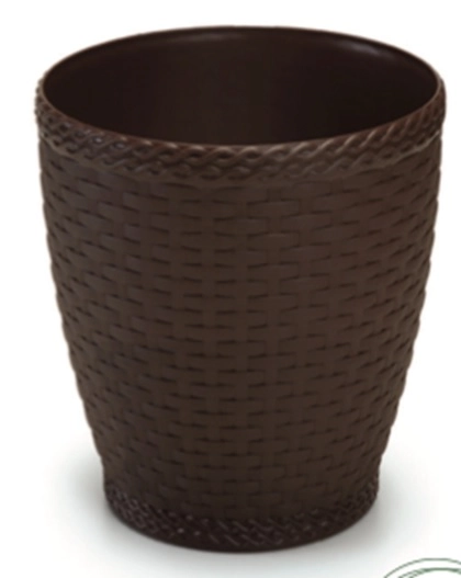 Vaso Rattan M3 Redondo Coffee