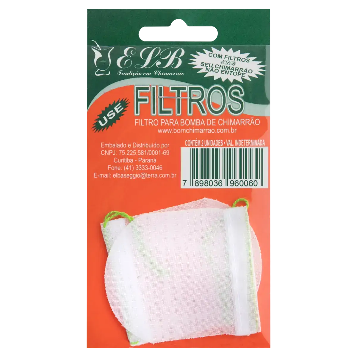 Filtro Para Bomba De Chimarrão Elb 2 Unidades