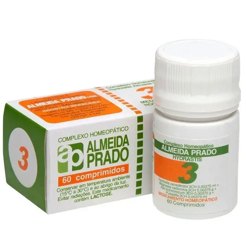 Complexo Homeop Alm Prado N?3 60 Comp