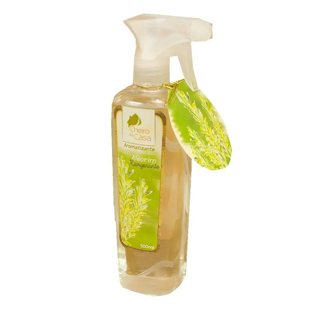 Spray Aromatizante Alegrim Doce Revigorante 500ml Cheiro Da Casa