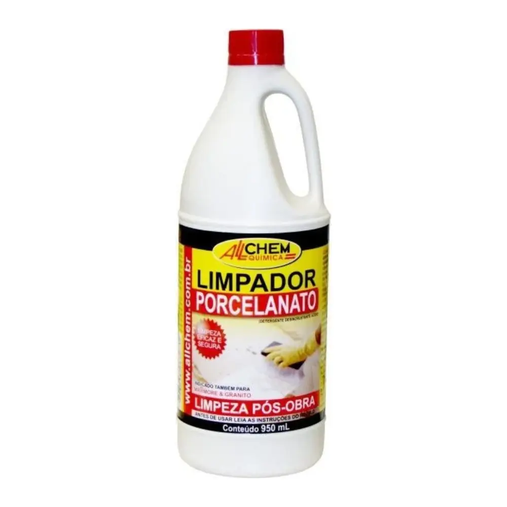 Limpa Porcelanato Pós Obra 950 Ml Allchem