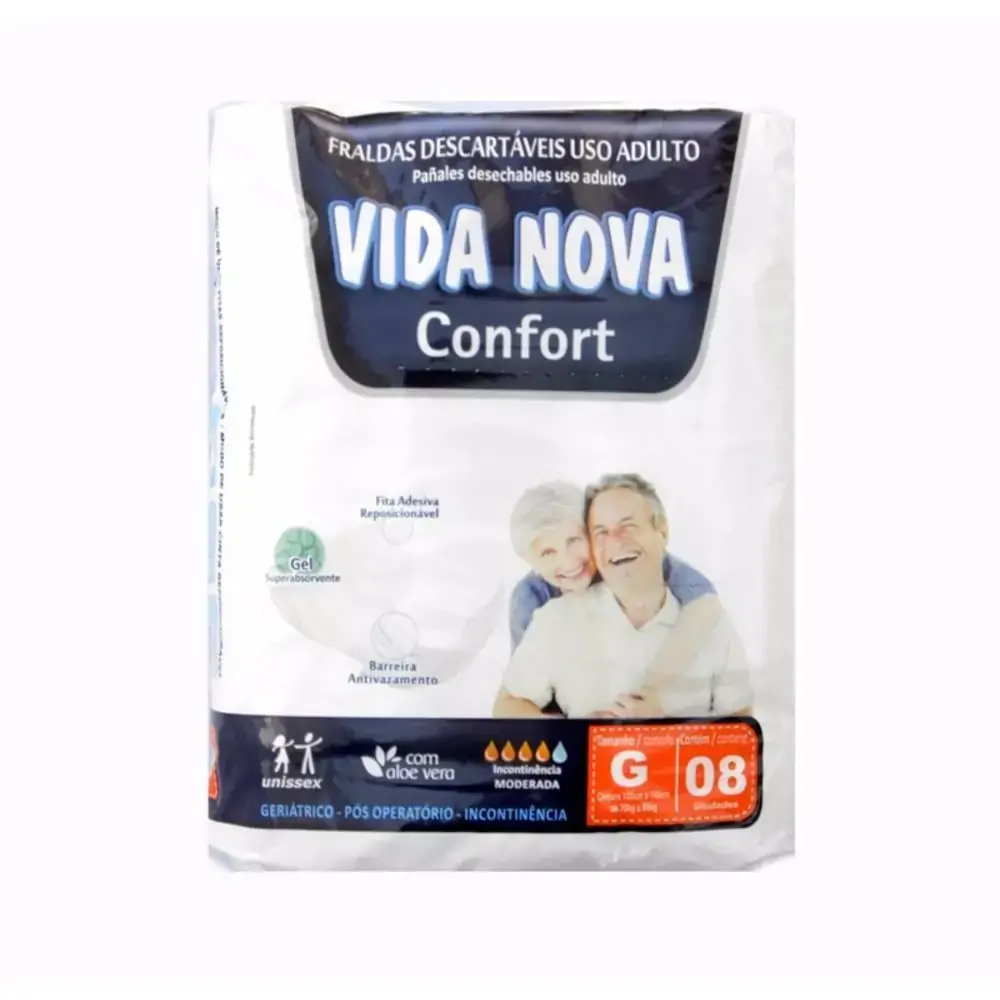 Fralda Vida Nova Confort G C/8