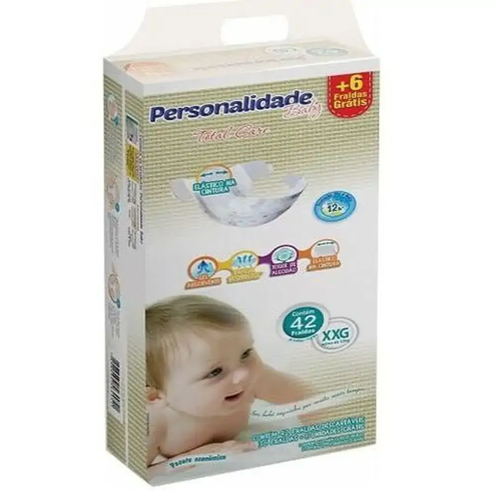 Fralda Personalidade Baby C/42 Xxg Care Econ.