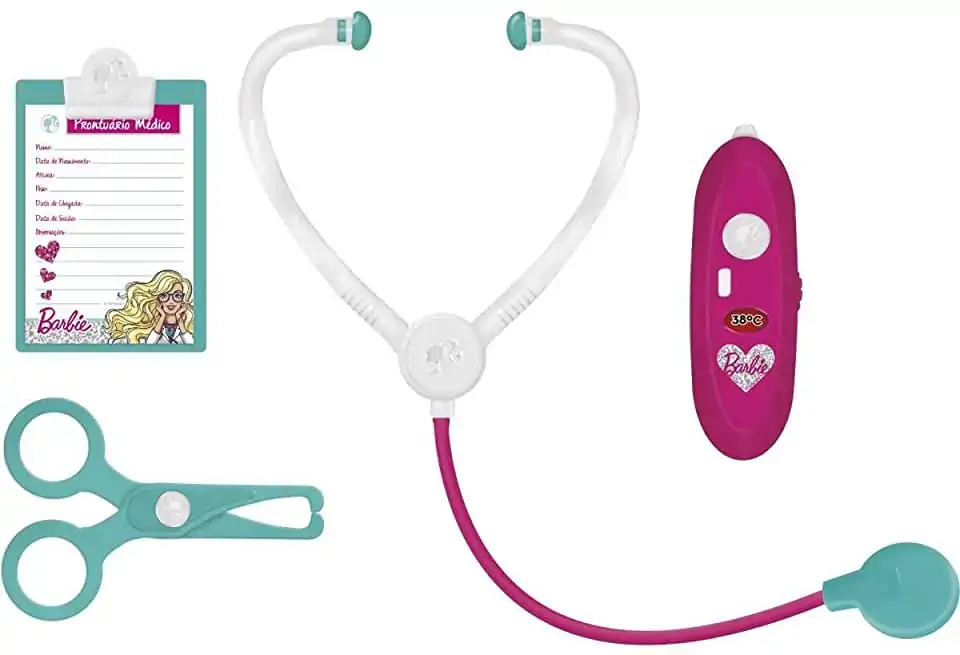 Brinquedo Barbie Kit Medica Basico