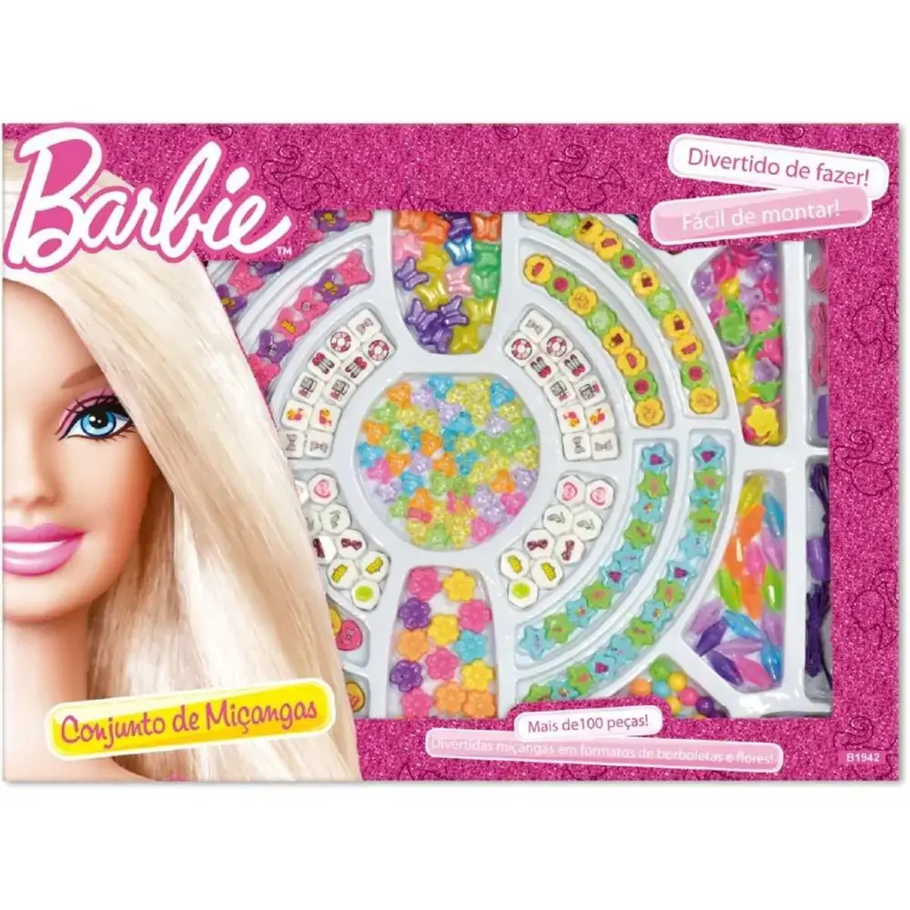 Brinquedo Barbie Micanga Caixa C/100 Pcs