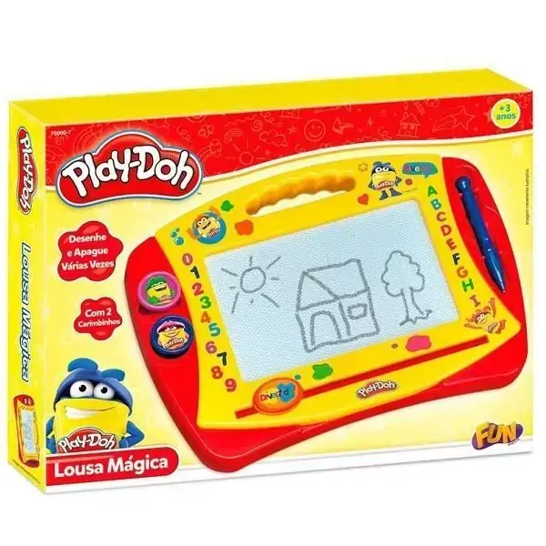 Conjunto De Atividades - Lousa Mágica - Play-Doh - FUN