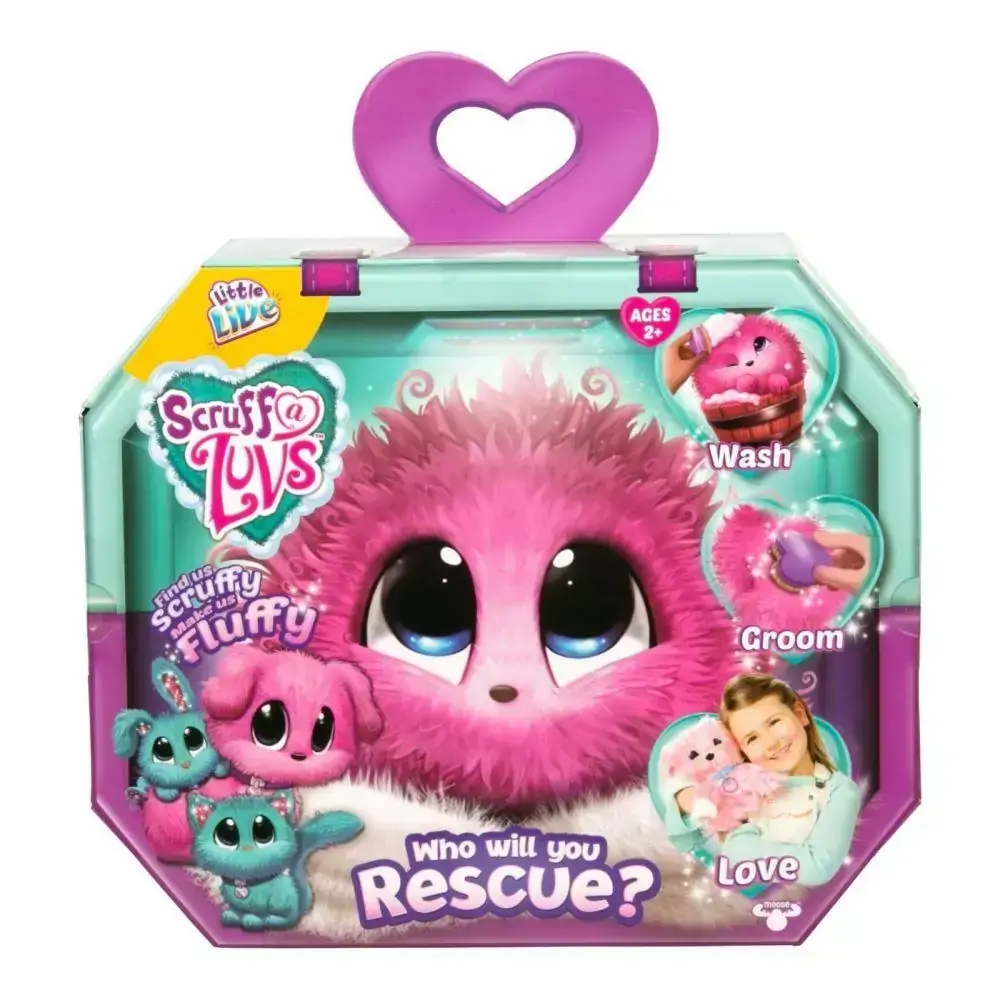 Pelúcia Surpresa - Fur Balls - Adotados - Rosa - Barão