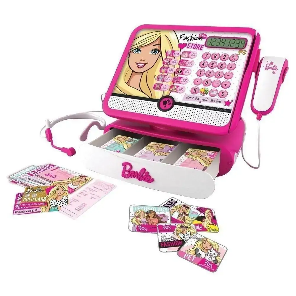 Barbie Cx Registradora Intek Fun