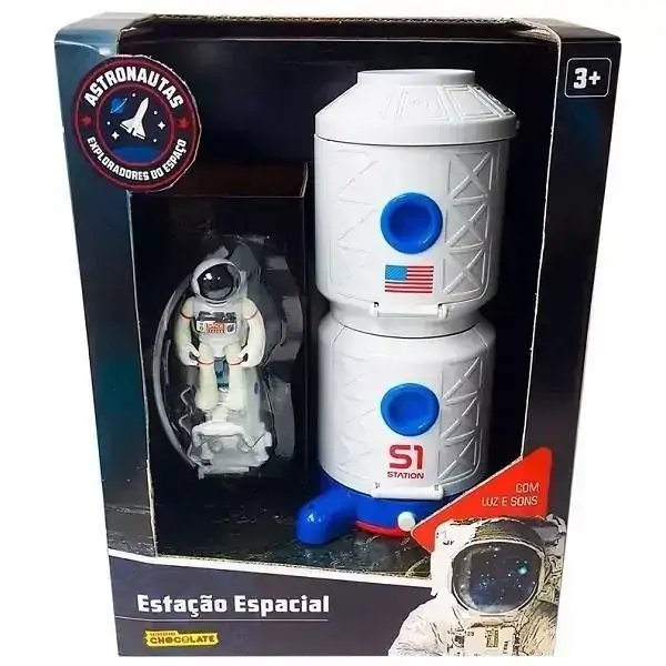 Estacao Espacial Astronauta com LUZ e Som FUN F0024-0