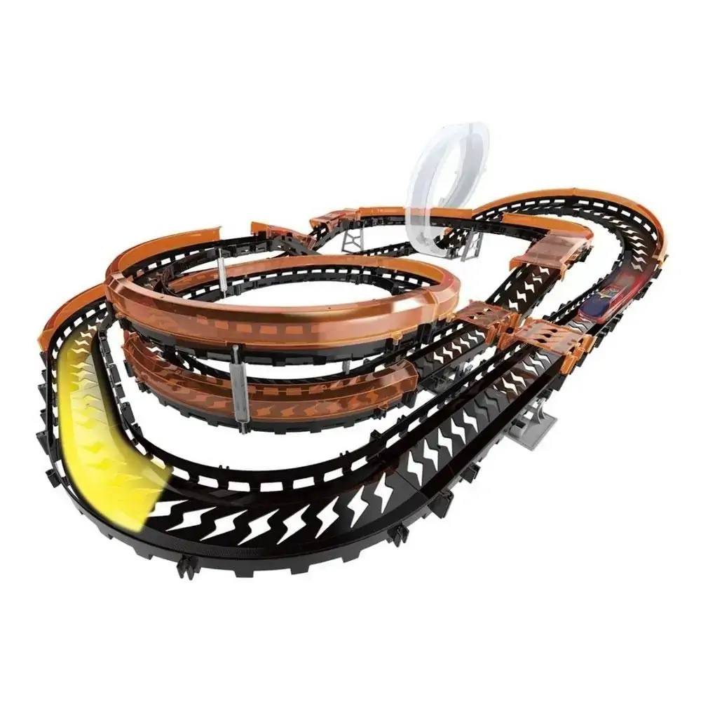 Pista De Percurso - Hot Wheels - Wave Racers - Pista Triple Skyloop - Fun