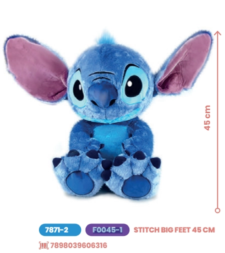 Pelúcia Básica - 45Cm - Disney - Stitch - Fun