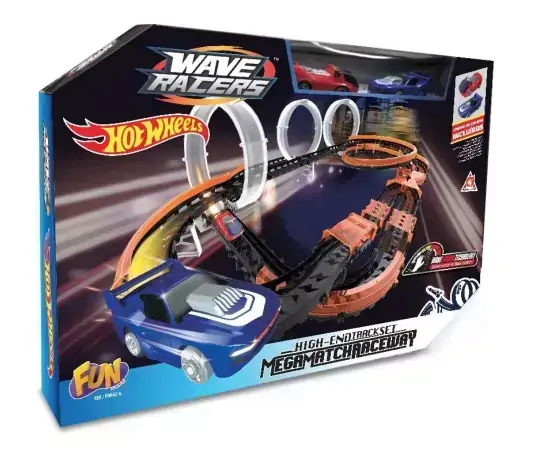Pista e Carrinhos Hot Wheels Mega Match Raceway Fun 00626