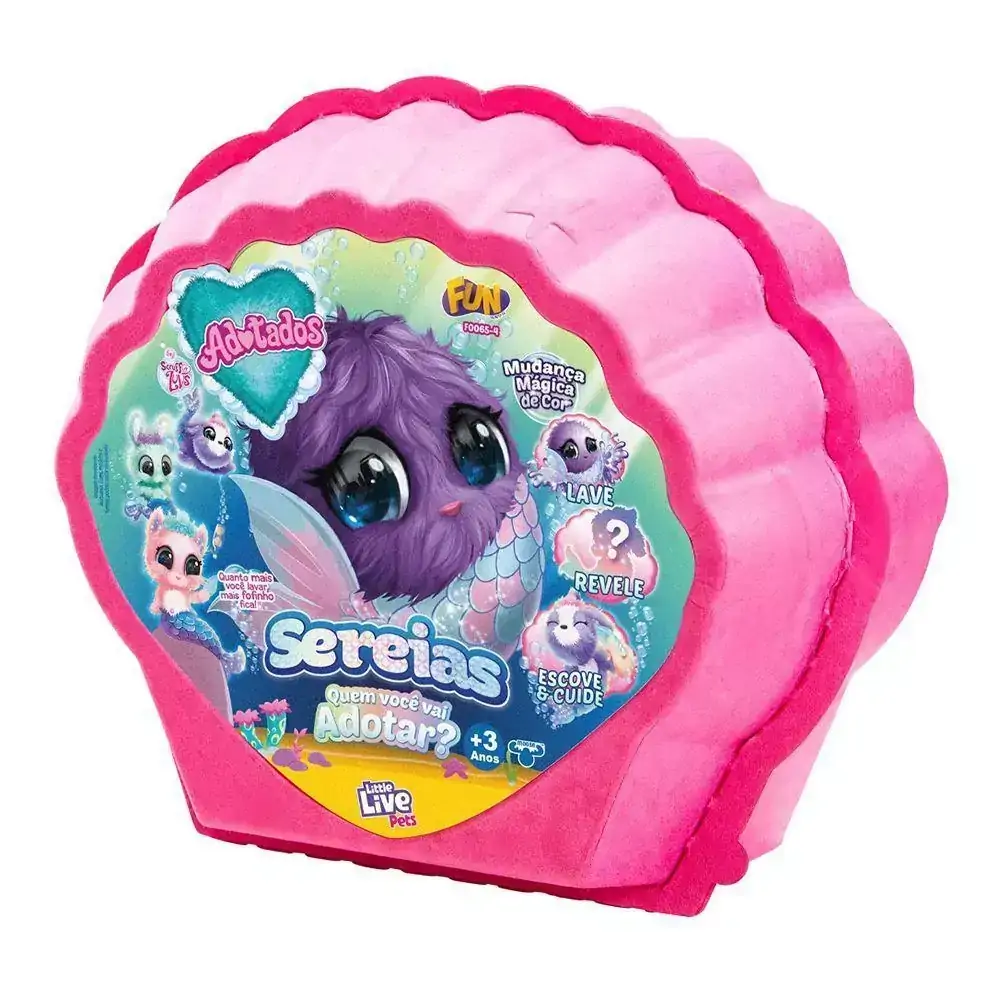 Adotados Sereia Surpresa - Little Live Pets - Fun