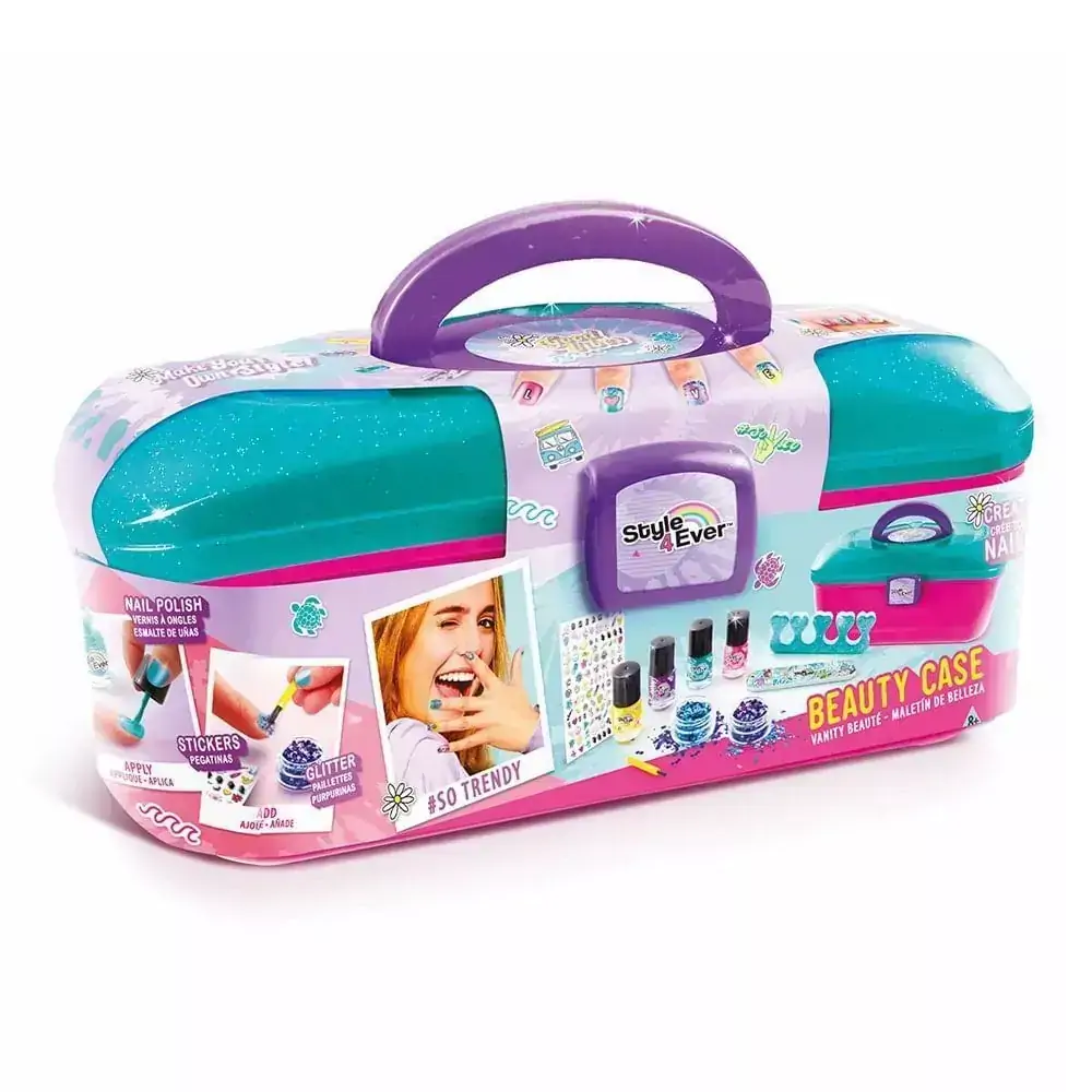 Maleta de Beleza - Decore Suas Unhas Glitter - Fun