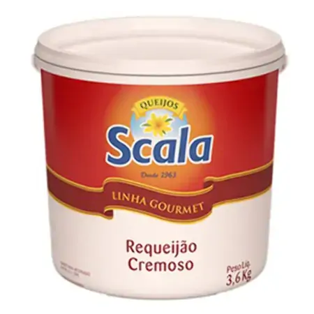 Requeijão Cremoso Scala Profissional Balde 3,6kg