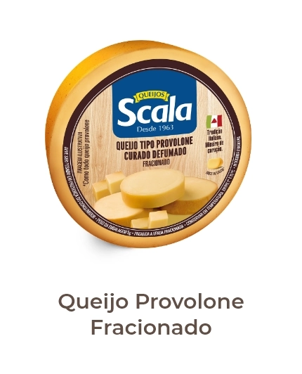 Queijo Provolone Defumado Fracionado Scala