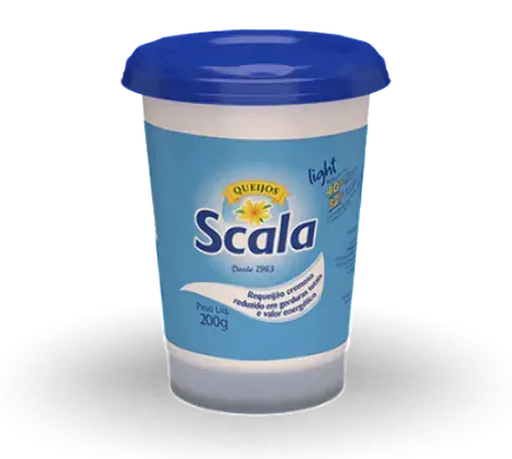 Requeijão Cremoso Light Scala Copo 200g