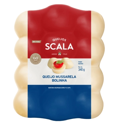 Queijo Mussarela Bolinha Scala 340g