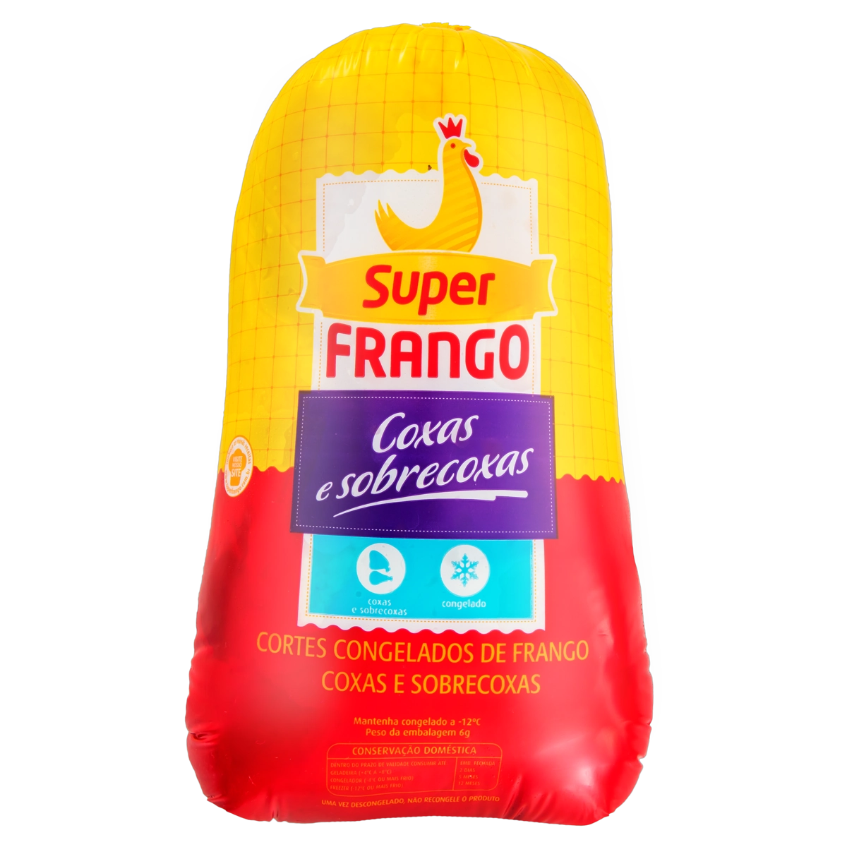 Coxa Com Sobrecoxa De Frango Congelada Super Frango