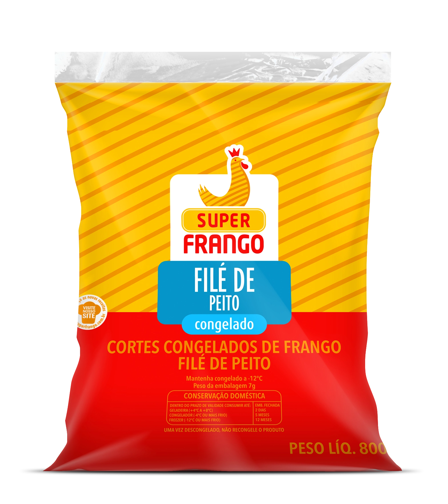 Filé De Peito De Frango Congelado Super Frango