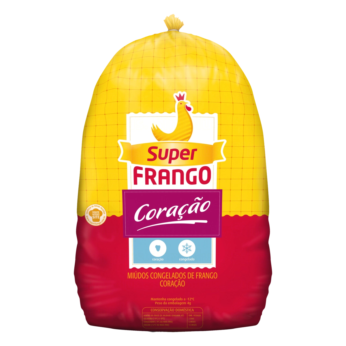 Coração De Frango Congelado Super Frango