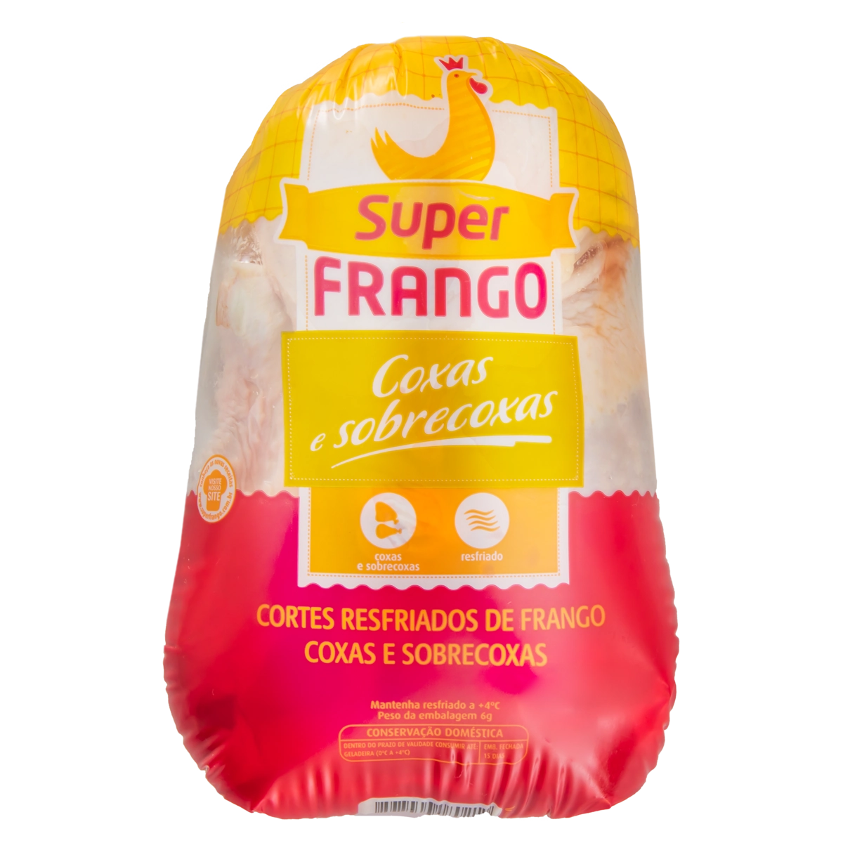 Coxa Com Sobrecoxa De Frango Resfriada Super Frango