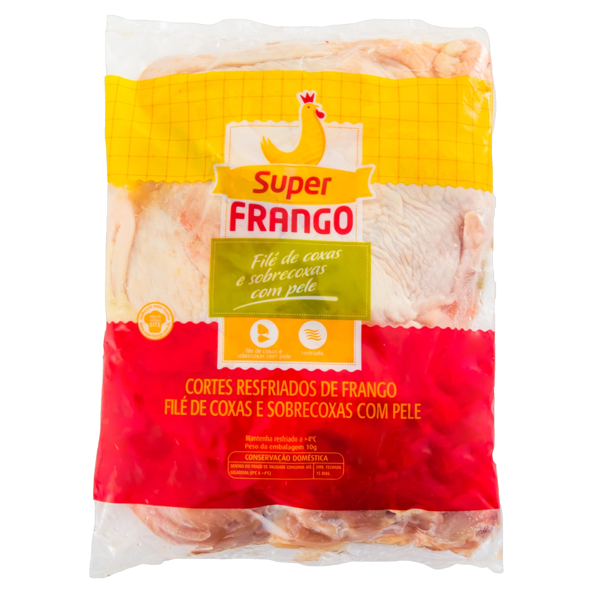 Filé De Coxa E Sobrecoxa De Frango Resfriado Super Frango