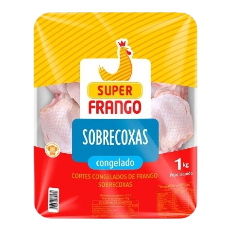 Sobrecoxa De Frango Congelada Super Frango 1kg