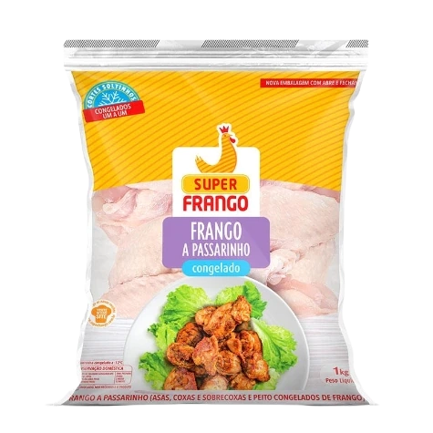 Frango A Passarinho Congelado Super Frango 1kg