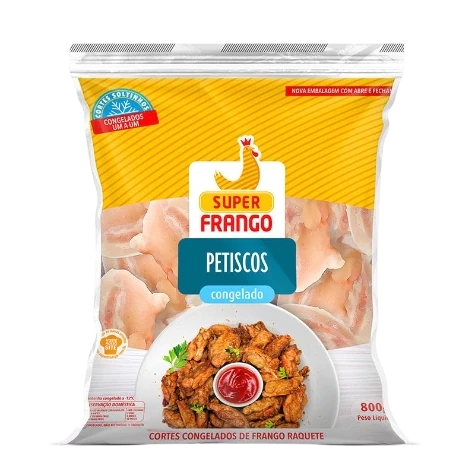 Petiscos Congelados Super Frango Iqf 800g