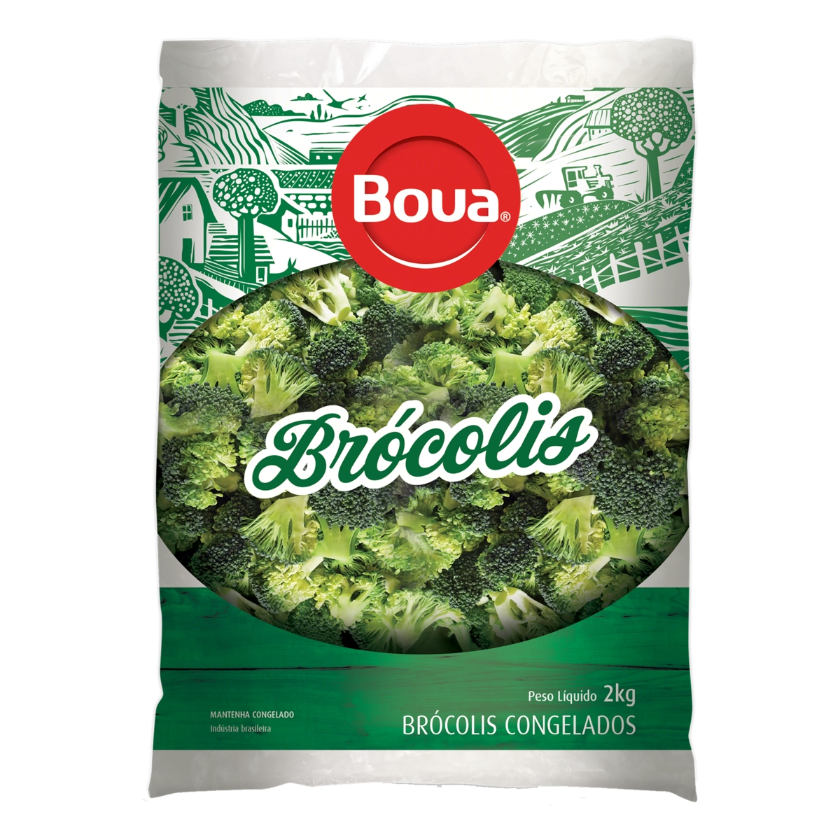Brócolis Congelado Boua Pacote 2kg