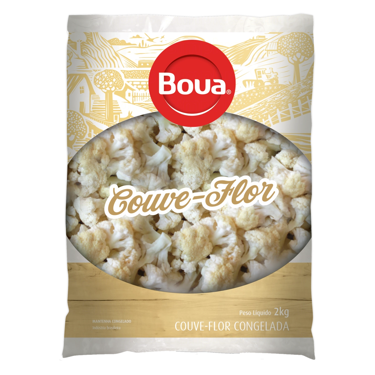 Couve Flor Congelada Boua Pacote 2kg