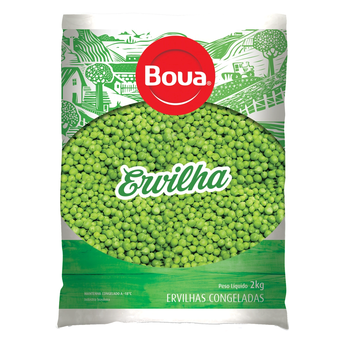 Ervilha Congelada Boua Pacote 2kg