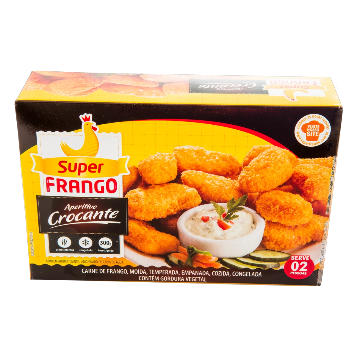 Empanado De Frango Aperitivo Crocante Super Frango Caixa 300g